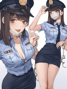 ตำรวจสาวสุดX [Minagi KOH] Shibu Hallo Gyaku Nampoliscos