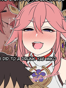 ยามาเอะอย่าร้องสิ [Dokuneko Noil] The Story of the Bad Things I Did To A Drunk Yae Miko (Genshin Impact)