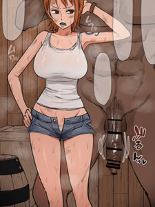 เสียวใส้สุดๆ [giga] Nami Fallen part1 ナミ堕ちpart1 (One Piece)