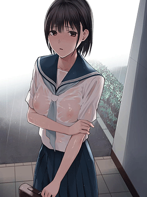 วันที่ฝนตก [Team☆Lucky] Ame no Hi wa, Honnori Chikubi [Decensored]