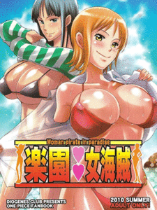 เสียวกับนามิกับโรบิน [Haikawa Hemlen] Rakuen Onna Kaizoku Woman Pirate in Paradise (One Piece)