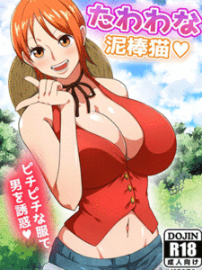 โจรสลัดล่อเด็กชาย [Q Doujin] Tawawa na Dorobouneko A Busty Thief (One Piece)