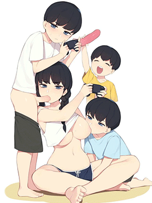 แม่ให้เล่นกับน้องๆ [pepper0] Family (part)