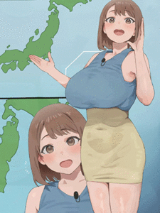 ผู้ประกาศข่าวสาว [Skeb] Otenki Ana no Ana